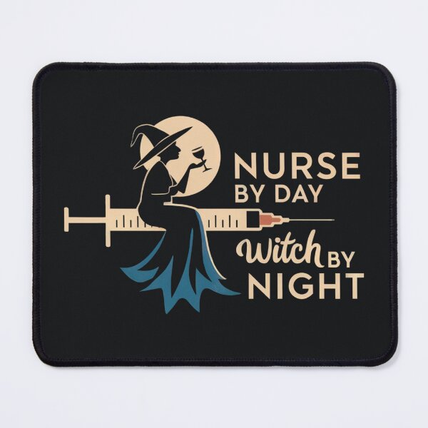 Item preview, Nurse By Day Witch By Night, Funny Halloween Nursing designed and sold by Anniko Art Studio.