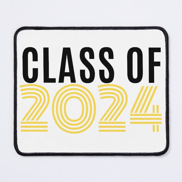 Item preview, Class Of 2024. Simple Typography 2024 Design for Class Of/ Graduation Design. Gold and Black designed and sold by That Cheeky Tee.