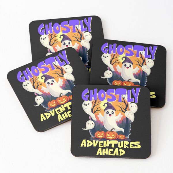 Item preview, Ghostly Adventures Ahead, Cute Funny Ghosts designed and sold by orangeblue21.
