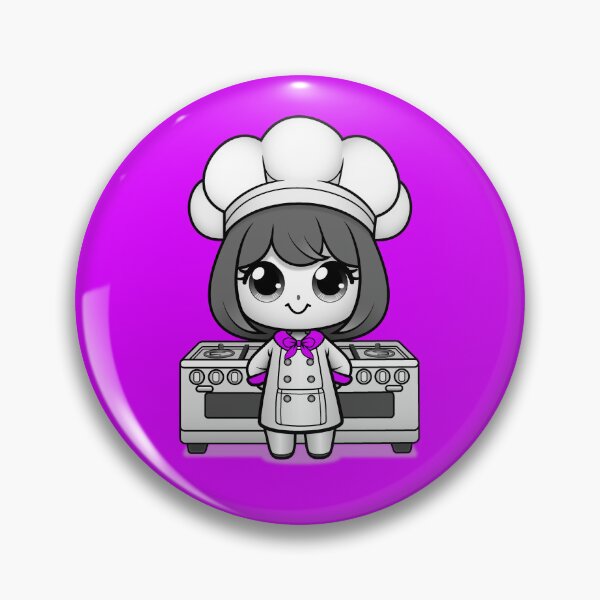 Item preview, Girl Chef wearing a chef's whites designed and sold by ITSAGIRLSWORLD2.