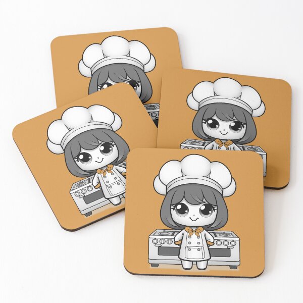 Item preview, Girl Chef wearing a chef's whites designed and sold by ITSAGIRLSWORLD2.