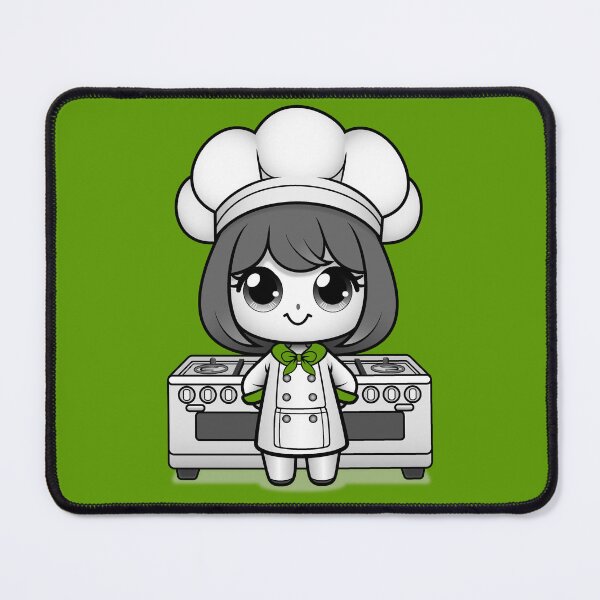 Item preview, Girl Chef wearing a chef's whites designed and sold by ITSAGIRLSWORLD2.