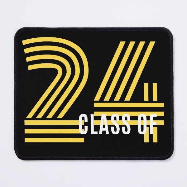 Item preview, Class Of 2024. Simple Typography 2024 Design for Class Of/ Graduation Design. Gold and White designed and sold by That Cheeky Tee.