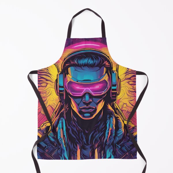 Item preview, Neon-Glowing Cyberpunk Angel T-Shirt - Futuristic Hip God with Electric Halo Art D55 designed and sold by pixelandcrafted.