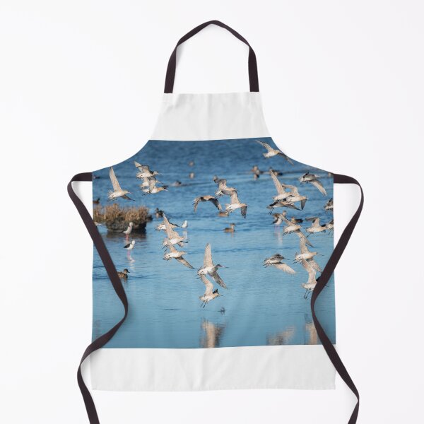 Item preview, Godwit birds flying over lake designed and sold by TedmBinegas.