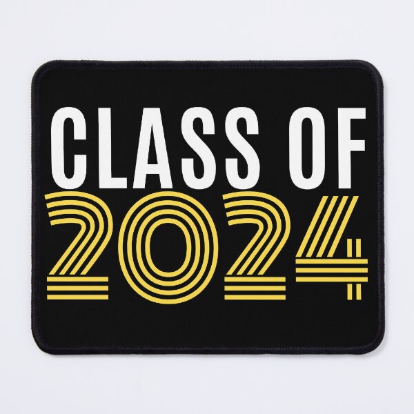 Item preview, Class Of 2024. Simple Typography 2024 Design for Class Of/ Graduation Design. Gold and White designed and sold by That Cheeky Tee.