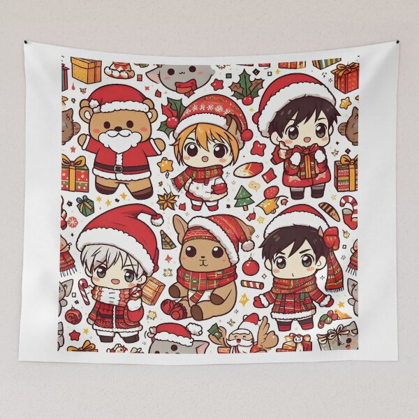 Item preview, Christmas Chibi Pattern 5.0 designed and sold by StickyGuys.
