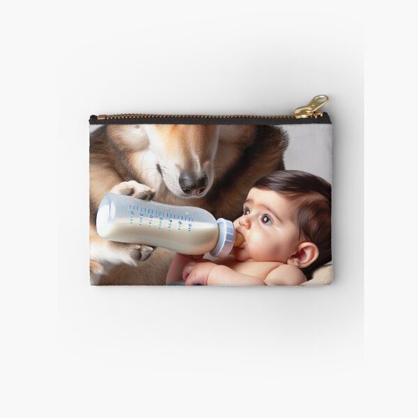 Item preview, Dog Can Babysitter Holding Milk Bottle Funny Design,Dog Can Babysitter Perfect Gift Parents Pet Lovers designed and sold by majidi1.