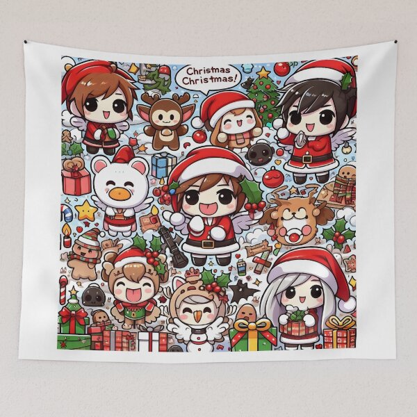 Item preview, Christmas Chibi Pattern 6.0 designed and sold by StickyGuys.