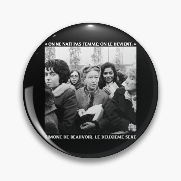 Item preview, "On ne naît pas femme" / "One is not born a woman" - Simone de Beauvoir designed and sold by NEVERBOW.