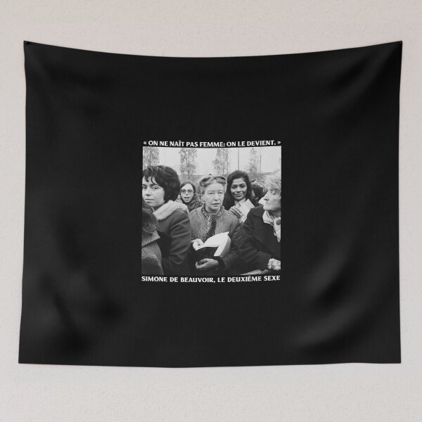Item preview, "On ne naît pas femme" / "One is not born a woman" - Simone de Beauvoir designed and sold by NEVERBOW.