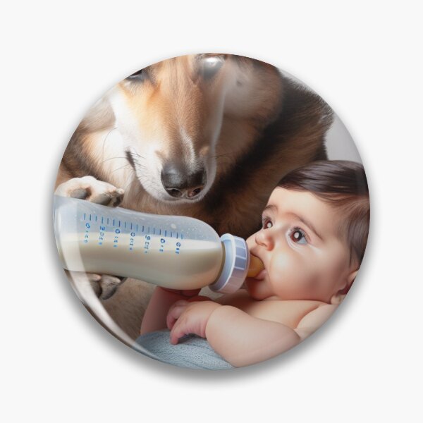 Item preview, Dog Can Babysitter Holding Milk Bottle Funny Design,Dog Can Babysitter Perfect Gift Parents Pet Lovers designed and sold by majidi1.