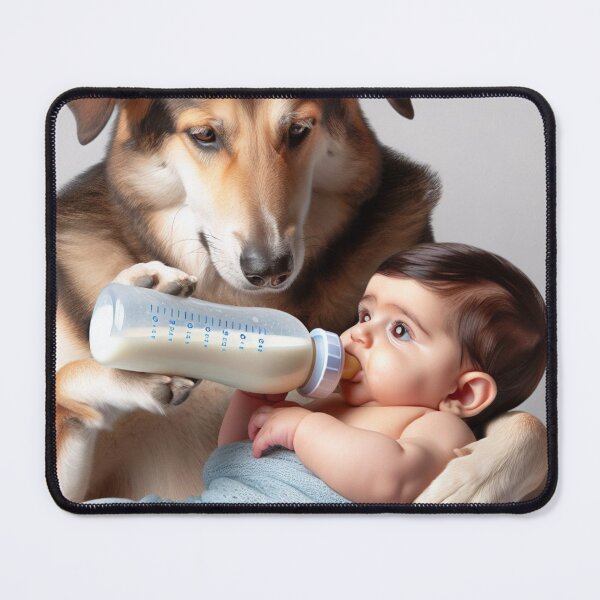 Item preview, Dog Can Babysitter Holding Milk Bottle Funny Design,Dog Can Babysitter Perfect Gift Parents Pet Lovers designed and sold by majidi1.