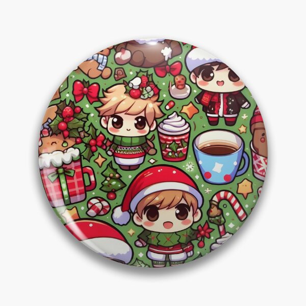 Item preview, Christmas Chibi Pattern 8.0 designed and sold by StickyGuys.