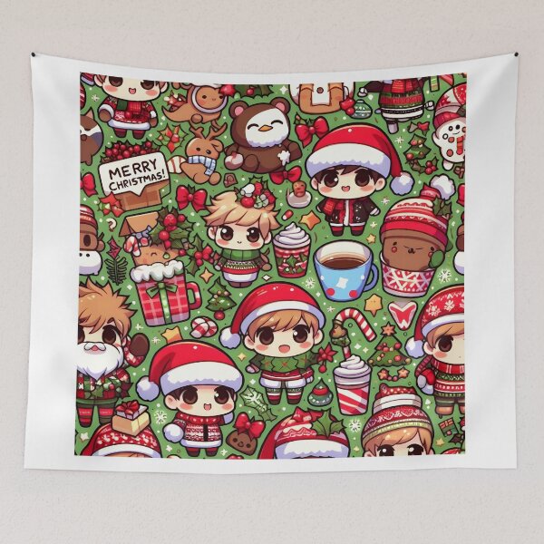 Item preview, Christmas Chibi Pattern 8.0 designed and sold by StickyGuys.