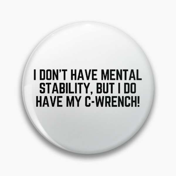 Item preview, I Don't Have Mental Stability... (Black Text) designed and sold by Maria Miller.