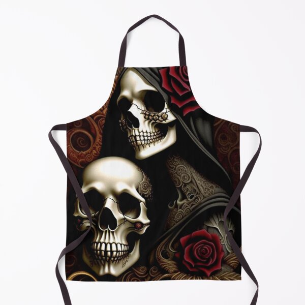 Item preview, Gothic Skull Roses designed and sold by TheDarkWardrobe.