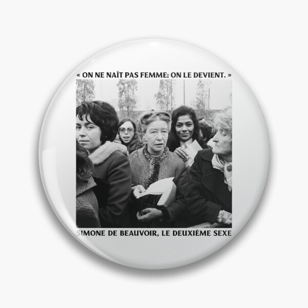 Item preview, "On ne naît pas femme" / "One is not born a woman" - Simone de Beauvoir designed and sold by NEVERBOW.