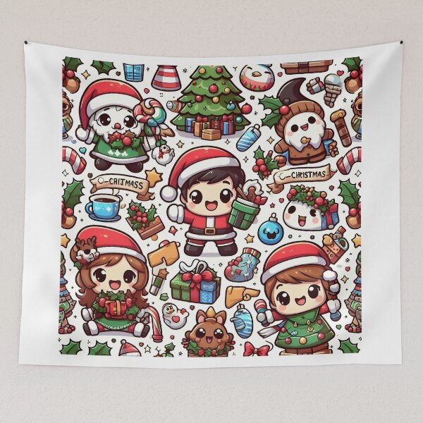 Item preview, Christmas Chibi Pattern 1.2 designed and sold by StickyGuys.