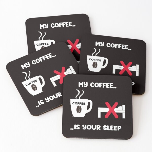 Item preview, My Coffee is your Sleep - Coffee Shirt designed and sold by ShirtyByDanny.