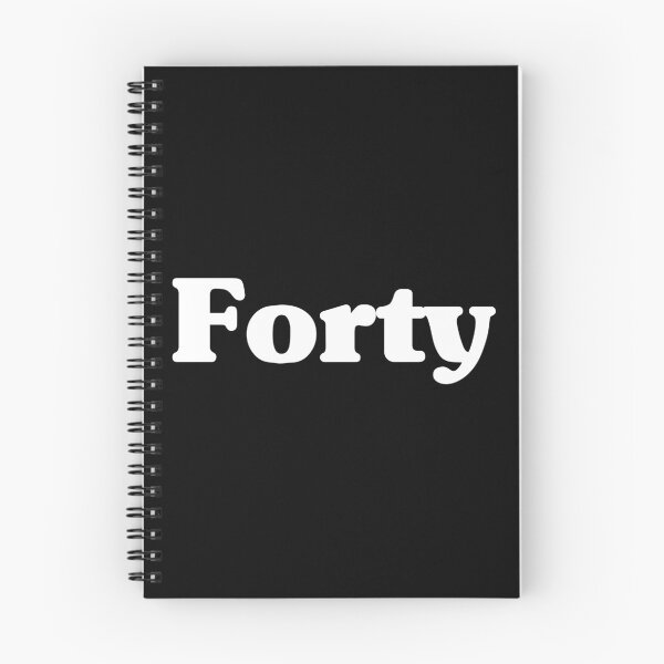Item preview, Forty 40th Birthday For Women Or Men designed and sold by thepixelgarden.