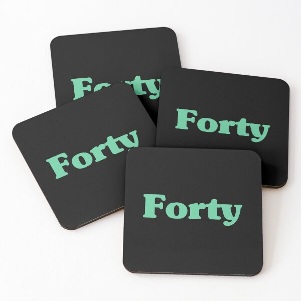 Item preview, Forty 40th Birthday For Women Or Men designed and sold by thepixelgarden.