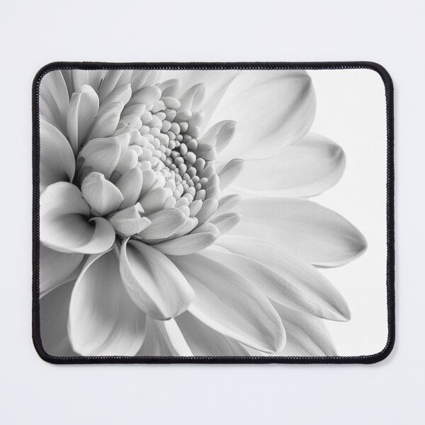 Item preview, Elegant black and white macro flower designed and sold by Fab-Haven.