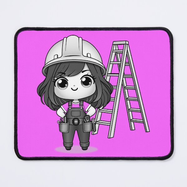 Item preview, Girl Construction Worker Builder designed and sold by ITSAGIRLSWORLD2.