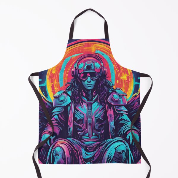 Item preview, Neon-Glowing Cyberpunk Angel T-Shirt - Futuristic Hip God with Electric Halo Art D60 designed and sold by pixelandcrafted.