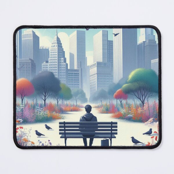 Item preview, Solitude in the Park designed and sold by ZenOfAIarts.