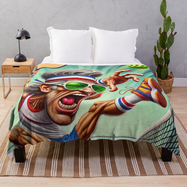 Item preview, Epic Pickleball Caricature Smash designed and sold by OutofFocusShop.