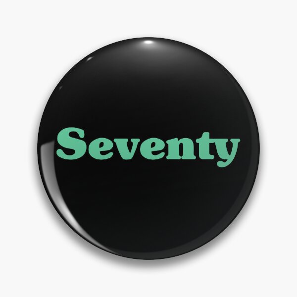 Item preview, Seventy 70th Birthday For Women Or Men designed and sold by thepixelgarden.