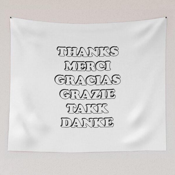 Item preview, Thank you - giving thanks in different languages - happy thanksgiving designed and sold by Inspirationmotivation.