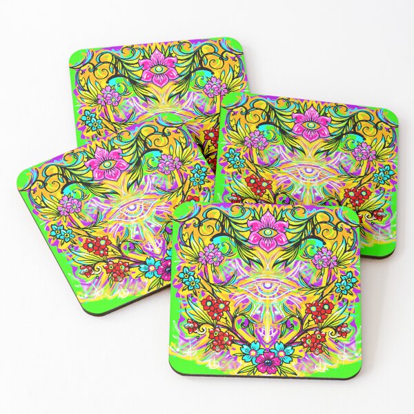 Item preview, Gaia's heart between flowers and light designed and sold by UrielCalavera.