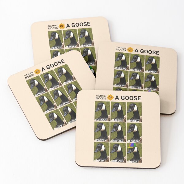 Item preview, The many moods of a goose (silly) designed and sold by dogfish-art.