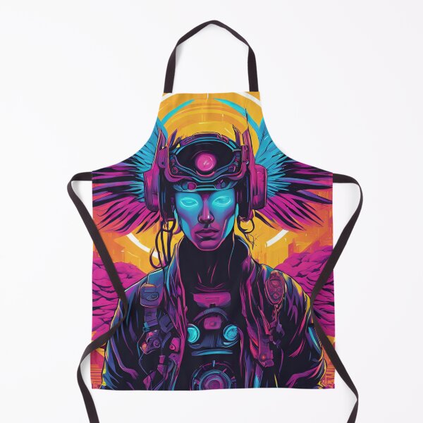 Item preview, Neon-Glowing Cyberpunk Angel T-Shirt - Futuristic Hip God with Electric Halo Art D64 designed and sold by pixelandcrafted.
