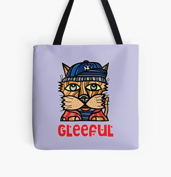 Gleeful All Over Print Tote Bag