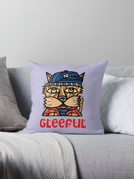 Gleeful Throw Pillow