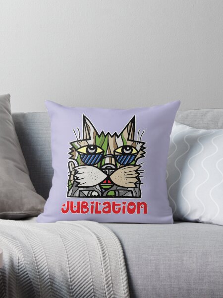 Jubilation Throw Pillow