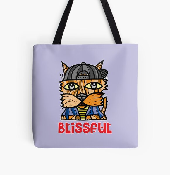 Blissful All Over Print Tote Bag