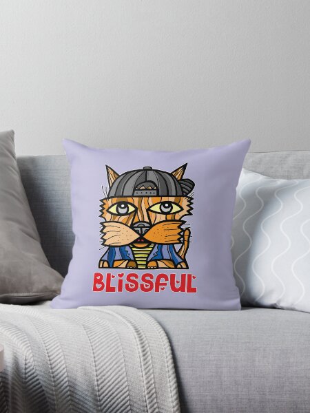 Blissful Throw Pillow