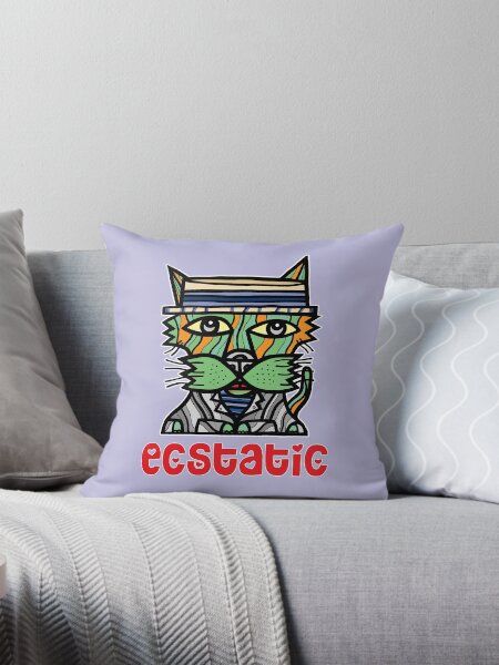 Ecstatic Throw Pillow