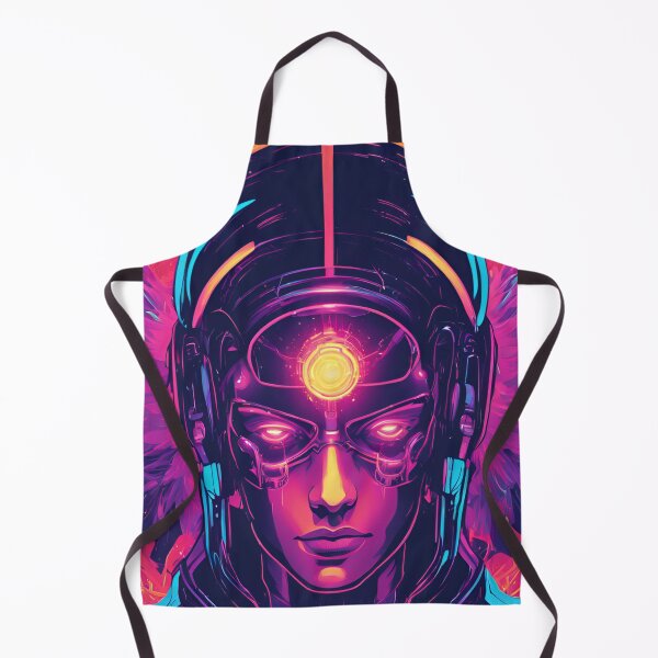 Item preview, Neon-Glowing Cyberpunk Angel T-Shirt - Futuristic Hip God with Electric Halo Art D65 designed and sold by pixelandcrafted.