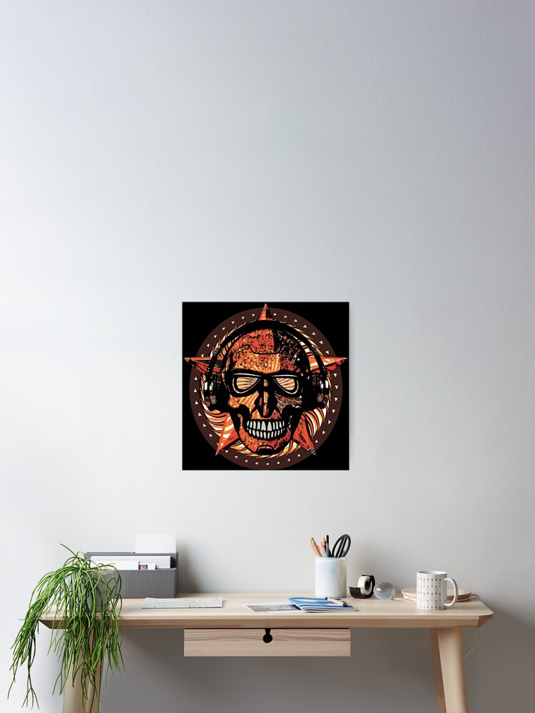 Thumbnail 2 of 3, Poster, Bot Metal designed and sold by ZERO-by-Design.