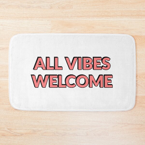Item preview, All vibes welcome - World Mental Health Day designed and sold by Inspirationmotivation.