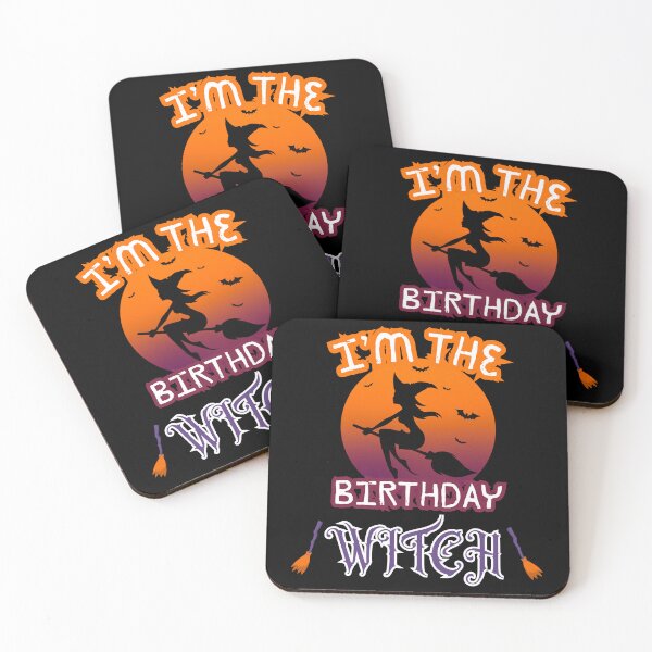 Item preview, Funny Halloween I'm The Birthday Witch Matching Group, Halloween Birthday designed and sold by Dabbing Turtle Designs.