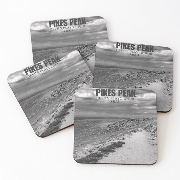 Item preview, Pikes Peak Devils Playground Trail Black & White designed and sold by CarefulCaptures.