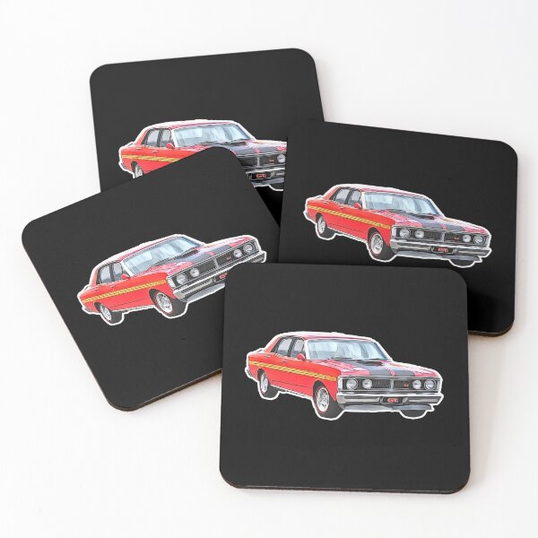 Item preview, Red 1971 XY Ford Falcon GT - Australian Muscle Car Icon designed and sold by Michael van der Hoorn.