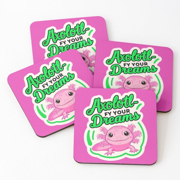 Item preview, Axolotl-fy Your Dreams Cute Axolotl Quote designed and sold by TheArtOfPat.