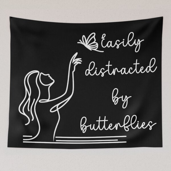 Item preview, Easily distracted by butterflies  designed and sold by Fr0mtheMachine.